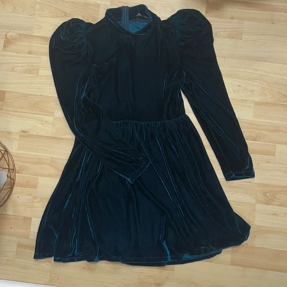 Zara | Dresses | Zara Velvet Dress | Poshmark